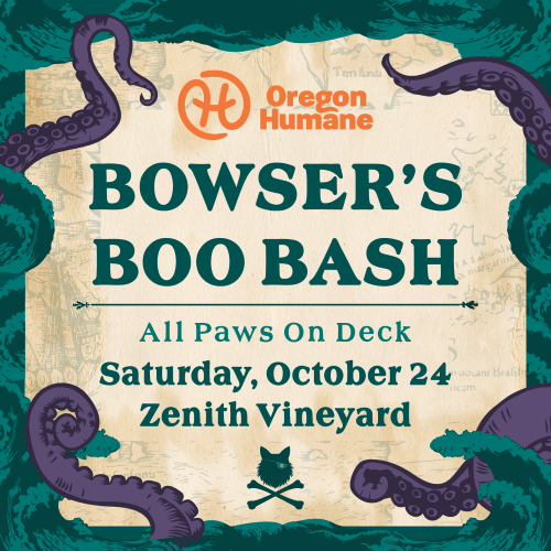 Bowser's Boo Bash | All Paws On Deck | Saturday October 24 | Zenith Vineyard