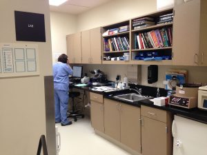 A view of the lab inside the OHS AMLC