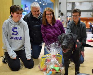 Remington finds a home with the Boverman family.