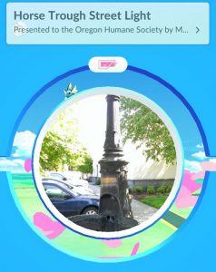 One of the PokeStops on OHS grounds.