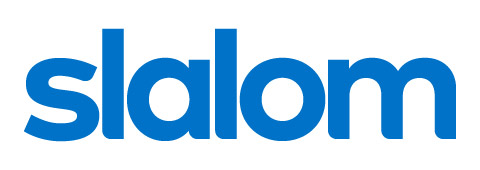 Slalom blue logo
