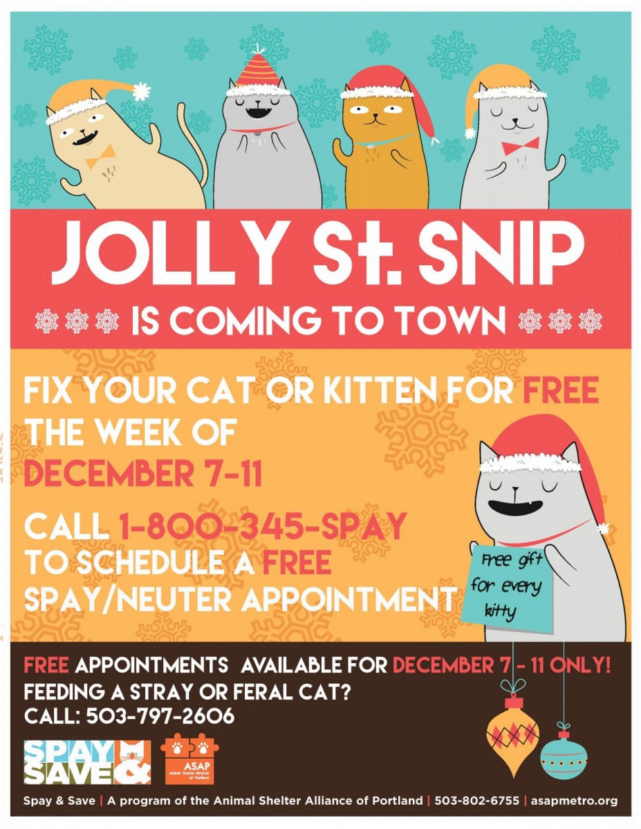 Jolly St. Snip is Coming to Town